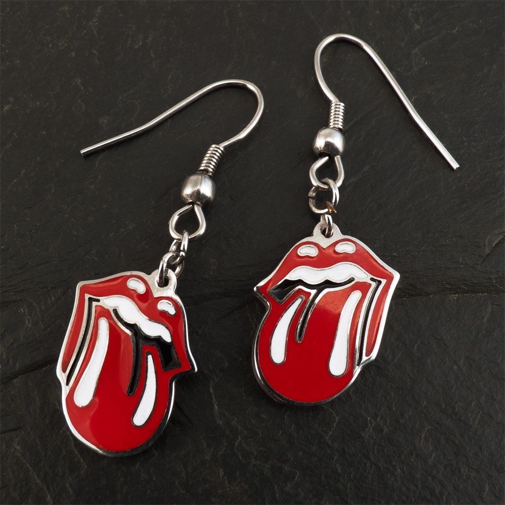 ROLLING STONES ZUNGE EDELSTAHL OHRHÄNGER ohrringe tounge Grrr! rock